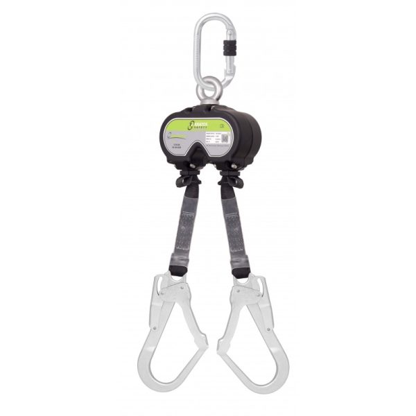 kratos olympe double aluminium casing fall arrest block
